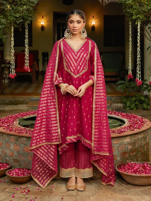 chanderi kurta