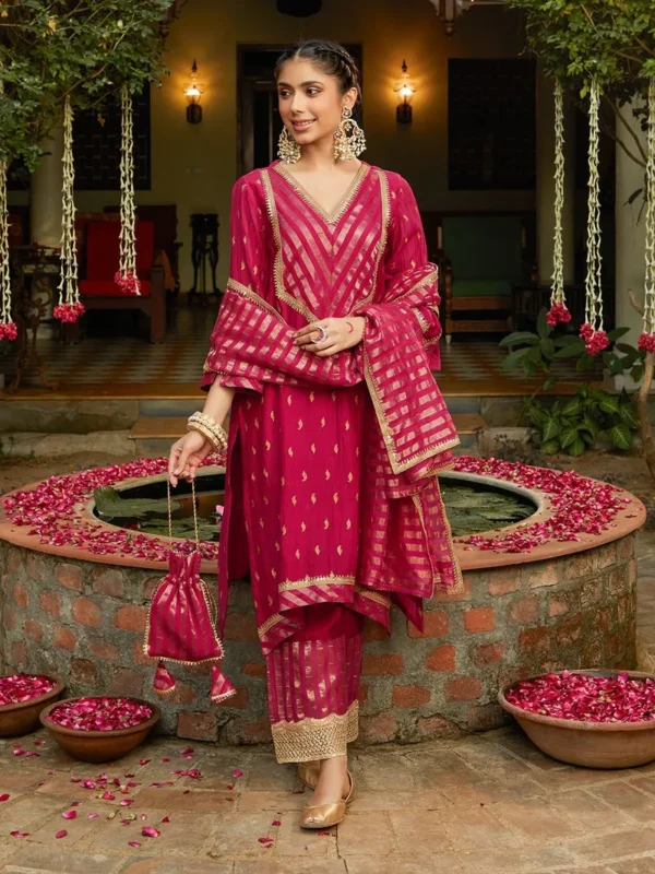 chanderi kurta